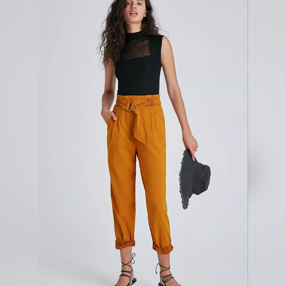 Anthropologie Malin Cotton Cargo Joggers In S